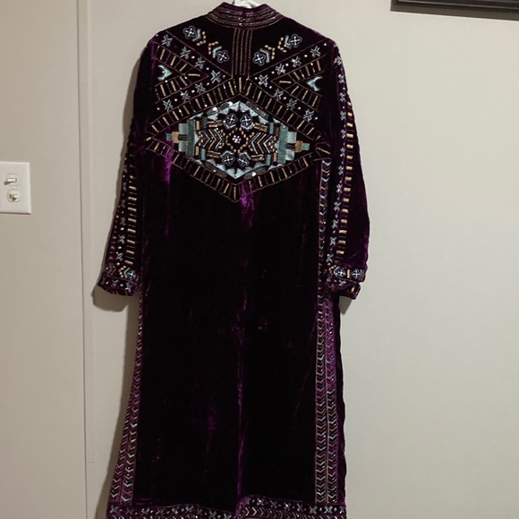 Crazy Train Rich Purple Velvet Jacket - Picture 6 of 12